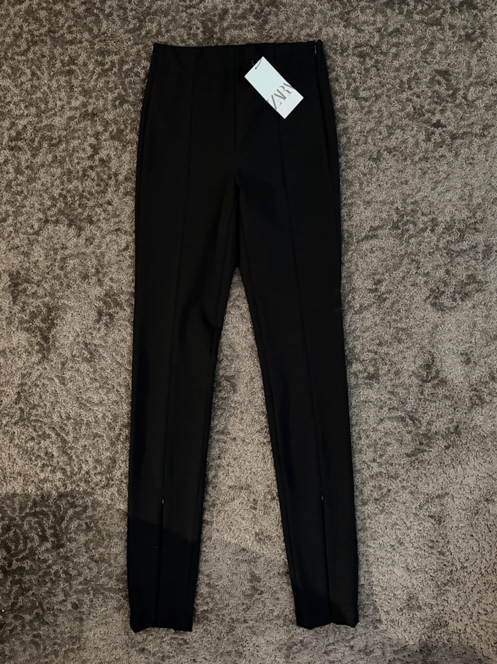 ZARA Black Slim Ponte Pants - NWT